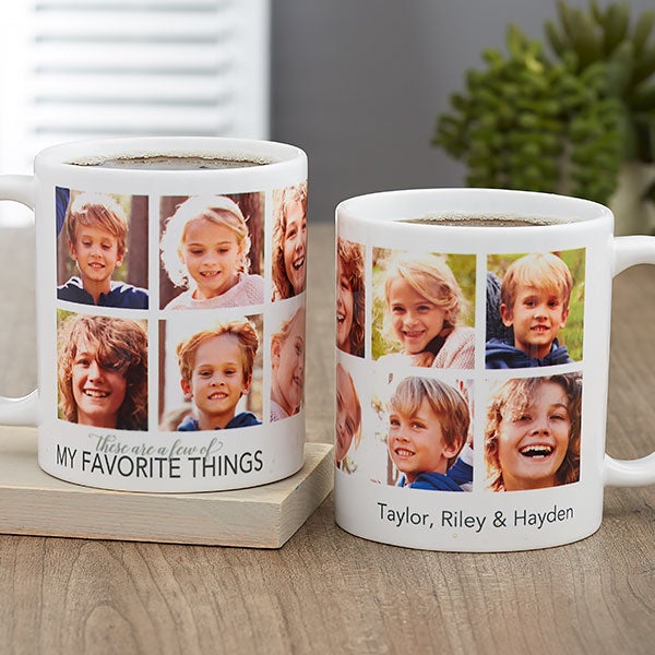 
My Favorite Things Personalized Photo Coffee Mugs