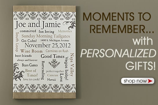 Our Life Together Personalized Canvas Art