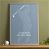Steel Blue - Champagne Frame