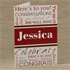 Here's To You! Personalized Greeting Card - 10204