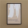 Black Frame - Tan & Blue