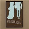 Black Frame - Brown & Teal