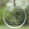 Irish Family Personalized Suncatcher - 14014