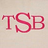 Raised Monogram