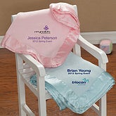 Personalized Embroidered Logo Baby Blanket