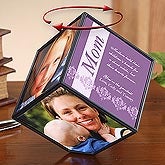 Spinning Personalized Photo Cube For Her