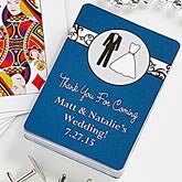Personalized Playing Card Wedding Favors - Bride & Groom - 10059