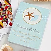 Personalized Playing Card Wedding Favors - Beach Wedding - 10062