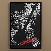 Personalized Guitar Canvas Art - Rock On - 10076