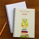Personalized Notebooks for Teachers - Wise Owl - 10094