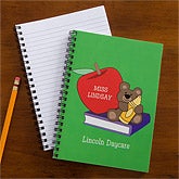 Personalized Teacher Notebook Set - Teddy Bear - 10095