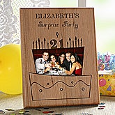 Personalized Birthday Picture Frames - Birthday Cake - 10098
