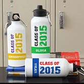 Personalized Graduation Water Bottle - Glad Grad - 10100 Personalized Graduation Water Bottle - Glad Grad - 10100