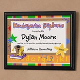Personalized Kids Diploma Plaque - Little Graduate - 10103