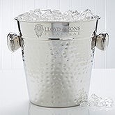 Personalized Corporate Engraved Logo Ice Bucket & Chiller - 10112