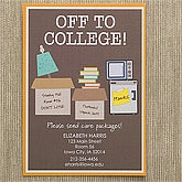 Off To College© Moving Announcements & Envelopes