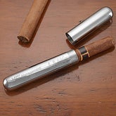 Personalized Corporate Engraved Logo Cigar Case - 10145