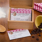 Personalized Photo Recipe Cards - Cheerful Cheeks - 3x5, 4x6