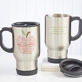 Personalized Teachers Travel Mugs - Apple - 10199