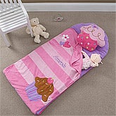 Personalized Sleeping Bag Nap Mat - Cupcake - 10201