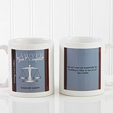 Personalized Coffee Mugs for Lawyers - Legal Inspirations - 10218