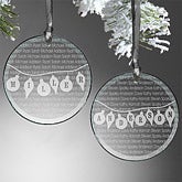 Family Circle Personalized Ornament