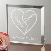 Personalized Keepsake Gifts - You Complete Me Crystal Keepsake - 10296