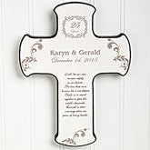 Personalized Wall Cross - Our Anniversary Blessing - 10311 Personalized Wall Cross - Our Anniversary Blessing - 10311