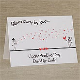 Personalized Greeting Cards - Blown Away By Love - 10334