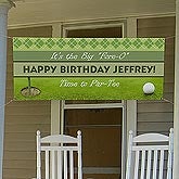 Personalized Party Banners - Golf - 10365