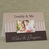 Personalized Photo Father's Day Cards - Daddy & Me - 10374