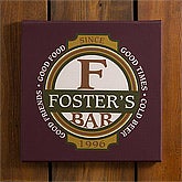 Personalized Bar Wall Artwork - Classic Tavern - 10387