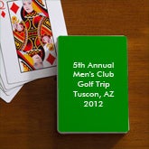 Golf Outing© Create Your Own Playing Cards