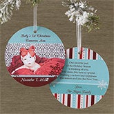 Personalized Hanging Ornanment Photo Christmas Card - Magical Season - 10560