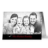 Personalized Photo Christmas Cards - Your Holiday Greeting - 10581