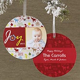 Joy To The World© Hanging Photo Ornament Card