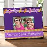 Personalized Summer Camp Picture Frame - Flip Flops - 10596