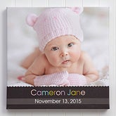 Personalized Baby Photo Canvas Art - Little Memories - 10670