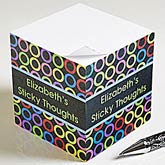 Personalized Notepad Cube - Bold Thoughts - 10671