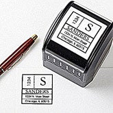Personalized Address Stamps - Modern Address - 10673