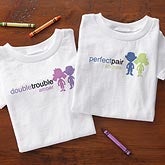 Personalized Twins Clothing - Double Trouble - 10693