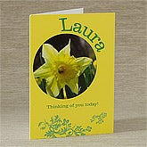 Happy Thoughts© Personalized Greeting Card