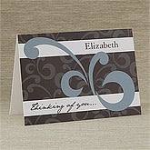 Thinking of You Personalized Greeting Cards - 10725