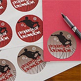 Personalized Stickers for Boys - Skateboard - 10730