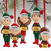 Personalized Baby Character Christmas Ornaments, Dad Christmas Ornaments, Family Christmas Ornaments - Big Brother, Family Christmas Ornaments - Big Sister, Family Christmas Ornaments - Little Brother, Family Christmas Ornaments - Little Sister, Mom Christmas Ornaments