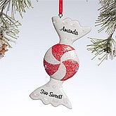 Personalized Christmas Ornaments - Peppermint Candy - 10771