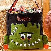 Freaky Frankie© Embroidered Trick or Treat Bag