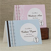 Personalized Christening Greeting Cards - Christening Day - 10823