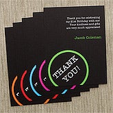 Personalized Birthday Party Thank You Cards - Perfectly Aged - 10839 Personalized Birthday Party Thank You Cards - Perfectly Aged - 10839