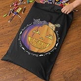 Personalized Halloween Trick Or Treak Bag for Boys - Pumpkin - 10855